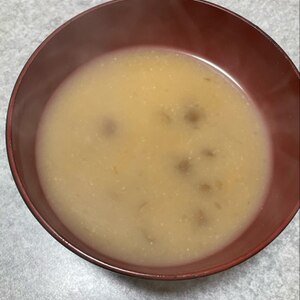 おいしい！なめこ味噌汁